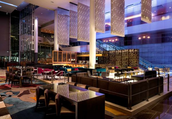 JW Marriott Los Angeles L.A. Live extérieur aérienne