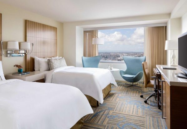 JW Marriott Los Angeles L.A. Live extérieur aérienne