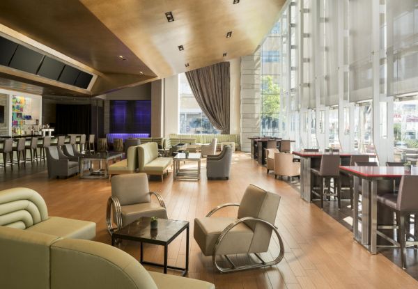 JW Marriott Los Angeles L.A. Live extérieur aérienne