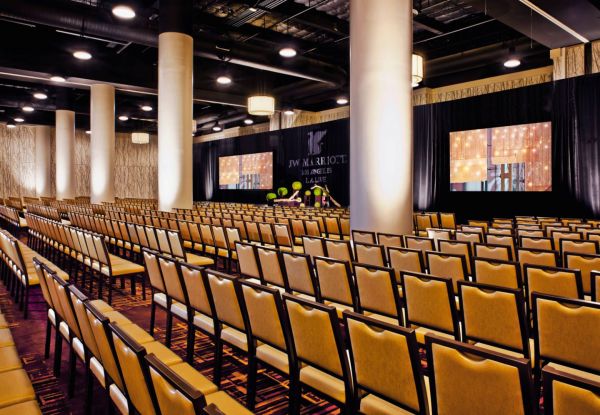 JW Marriott Los Angeles L.A. Live extérieur aérienne