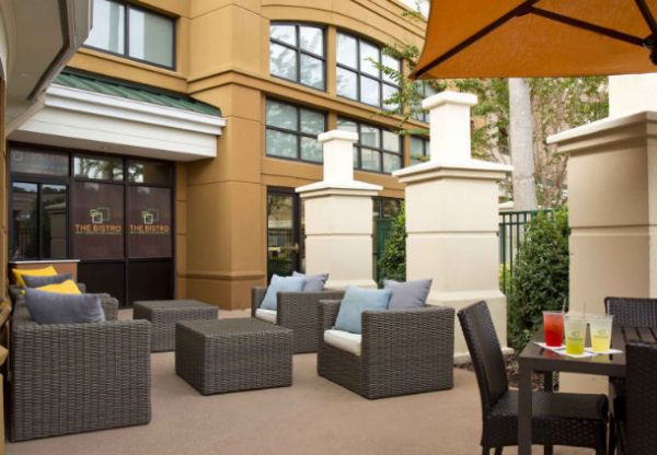 Courtyard Orlando LBV in the Marriott Village entrance