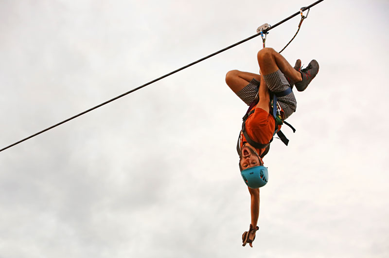 Rio Perdido zip line