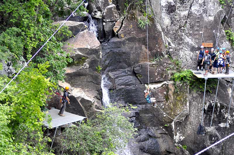 Rio Perdido zip line