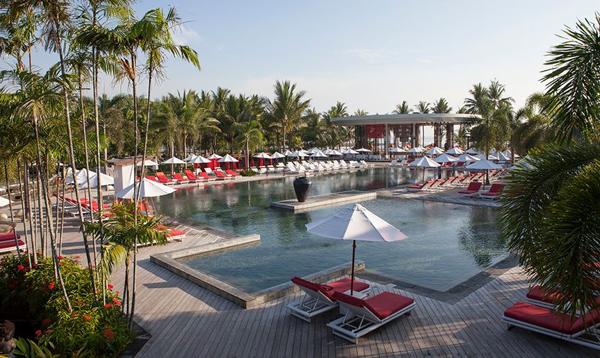 Club Med Bali exterior aerial view