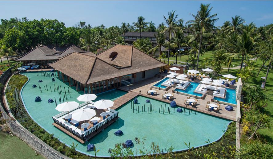 Club Med Bali exterior aerial view