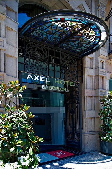 Axel Hotel Barcelona entrance