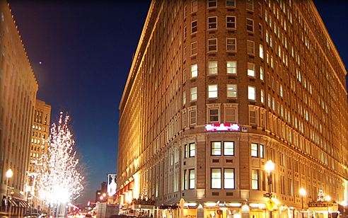 Park Plaza And Towers exterior at night 
