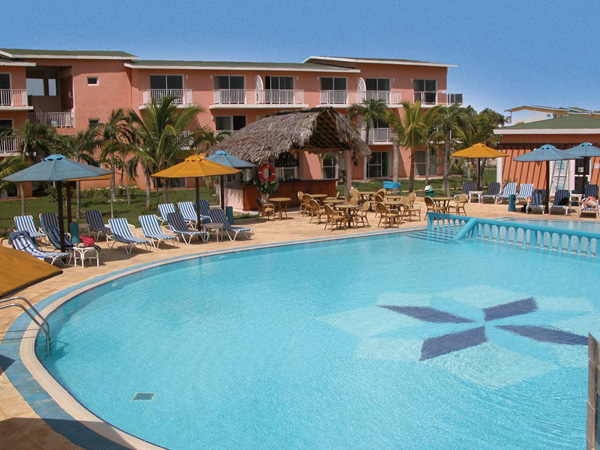 Hotel Playa Coco beach umbrellas