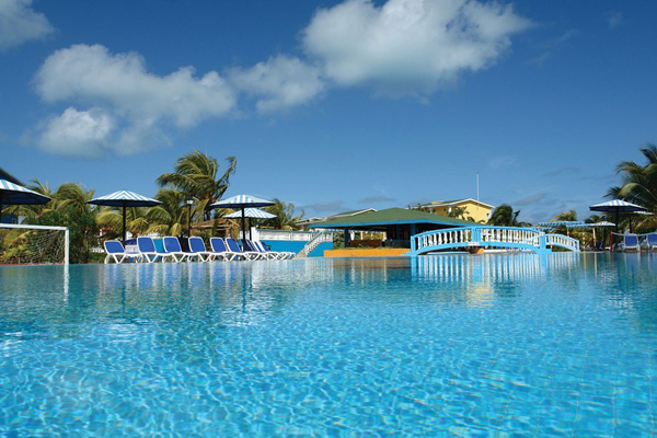 Hotel Playa Coco beach umbrellas