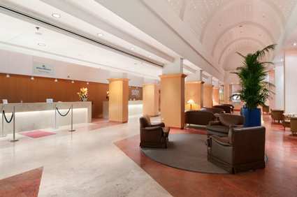 Hilton Rome Airport reception