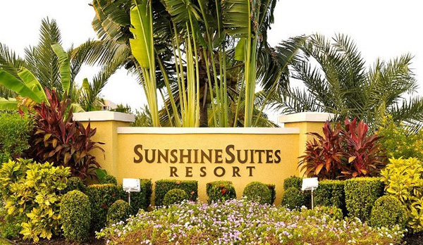 Sunshine Suites Resort entrance