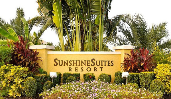 Sunshine Suites Resort entrance
