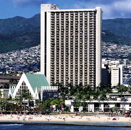 Hilton Waikiki Beach lobby