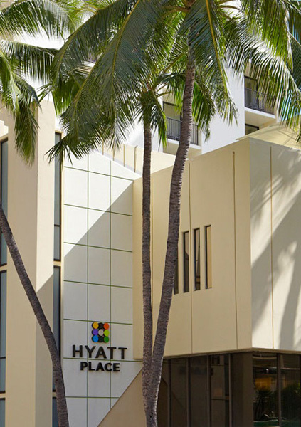Hyatt Place Waikiki Beach exterior