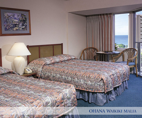 Ohana Waikiki Malia chambre