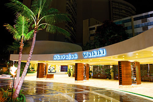 Sheraton Waikiki lobby