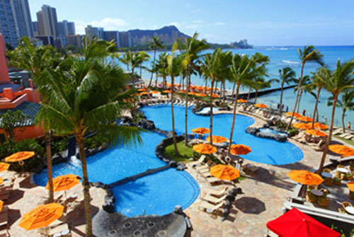 Sheraton Waikiki lobby