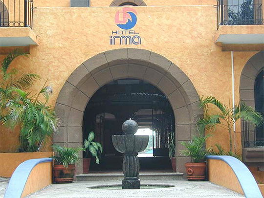 Hotel Irma entrance