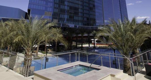 Elara Hilton Grand Vacations Hotel Center Strip exterior