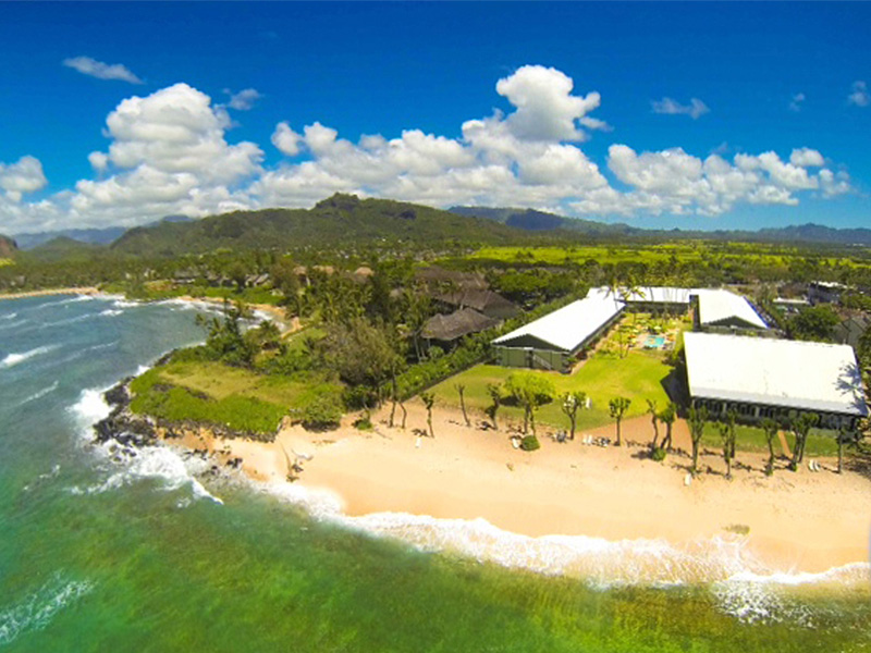 Kauai Shores An Aqua Hotel extérieur aérienne