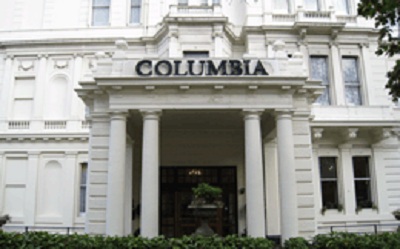 Columbia Hotel entrance