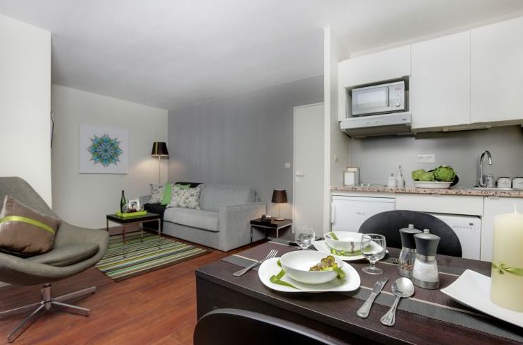 Citadines Part Dieu Lyon chambre