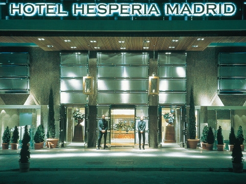 Hesperia Madrid entrance
