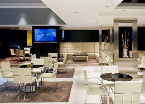 Melia Madrid Princesa extérieur le soir