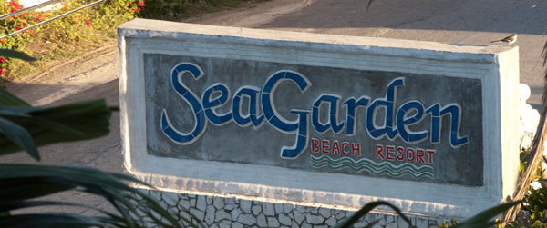 Sea Garden Beach Resort entrance