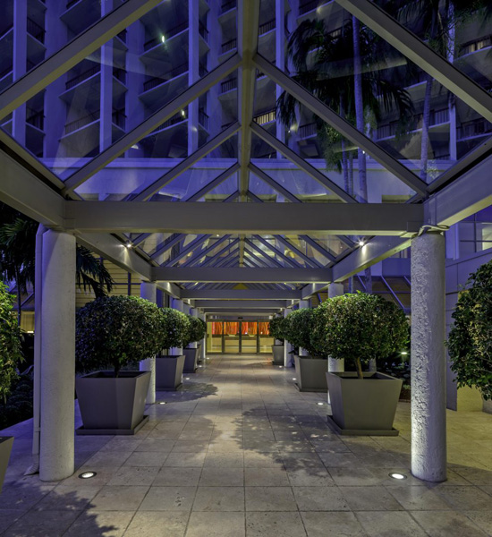 Naples Grande Beach Resort exterior aerial