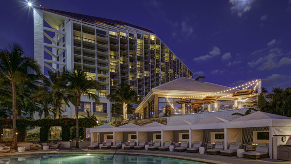 Naples Grande Beach Resort exterior aerial