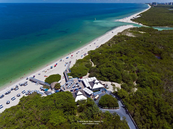 Naples Grande Beach Resort exterior aerial