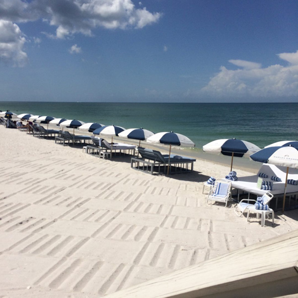 Naples Grande Beach Resort exterior aerial