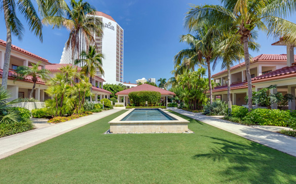 Naples Grande Beach Resort exterior aerial