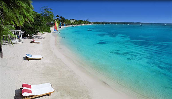 Sandals Negril beach 2