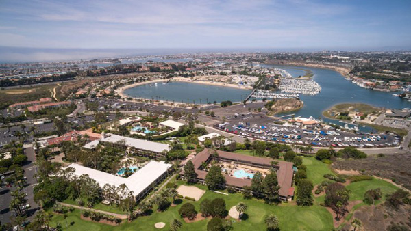 Hyatt Regency Newport Beach exterior aerial
