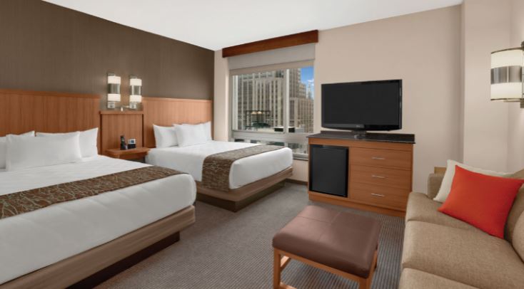 Hyatt Place Midtown South extérieur le soir