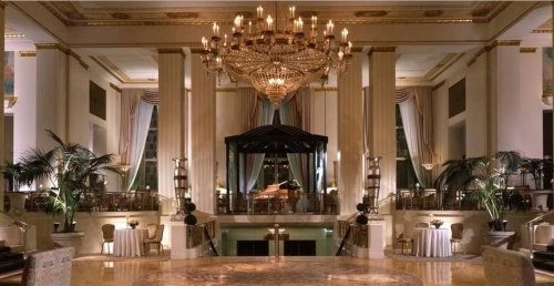 Waldorf Astoria lobby