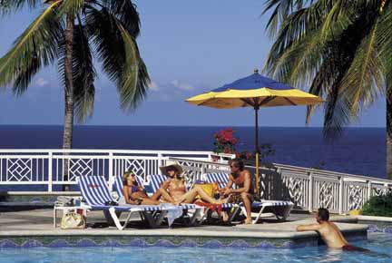 Beaches Ocho Rios Resort And Golf Club pool chairs