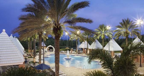 Hilton Grand Vacations At Sea World pool