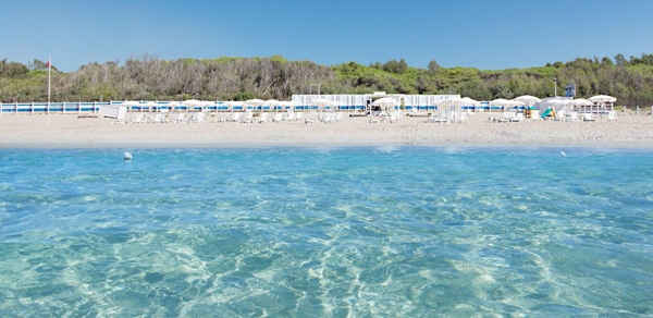 Hotel Cerere piscine le soir