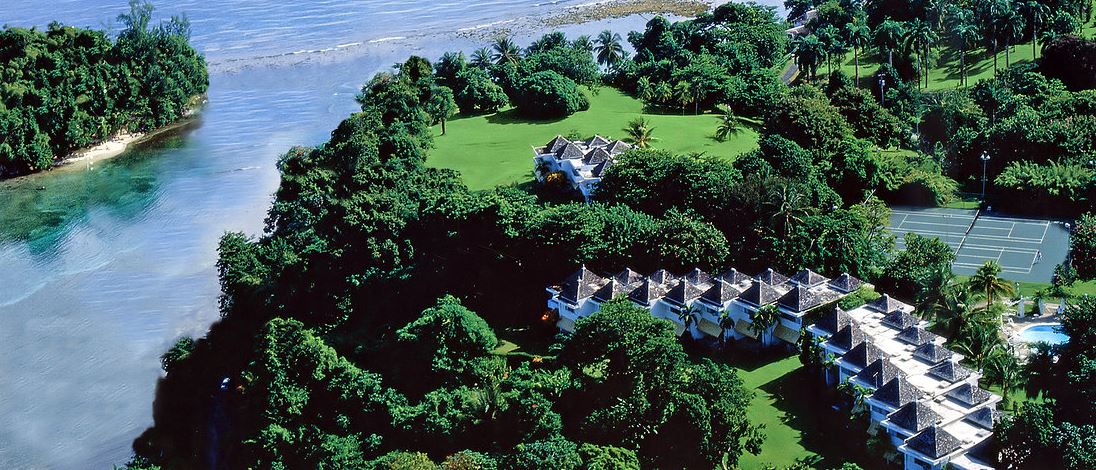 Goblin Hill Villas exterior aerial