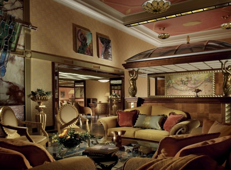 Art Deco Imperial Hotel lobby
