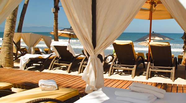 Marival Residences Luxury Puerto Vallarta pool chairs