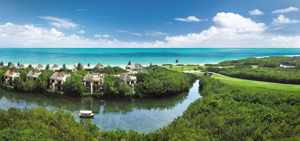 Fairmont Mayakoba extérieur aérienne