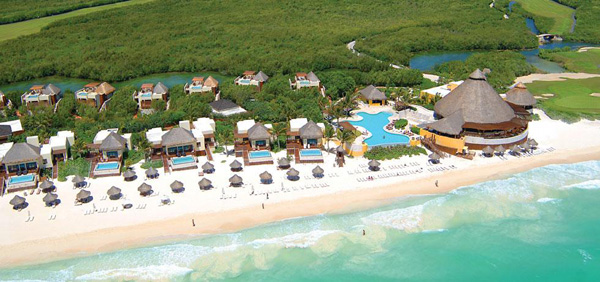 Fairmont Mayakoba extérieur aérienne