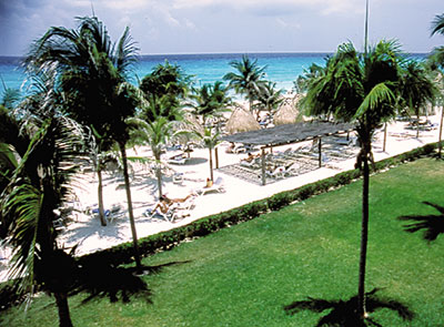 Sandos Playacar Beach Resort extérieur aérienne