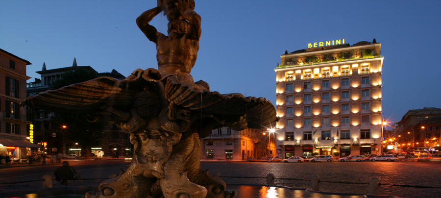 Bernini Bristol exterior at night 2