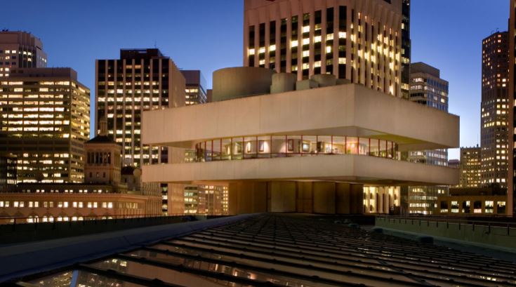 Hyatt Regency Financial District exterior night