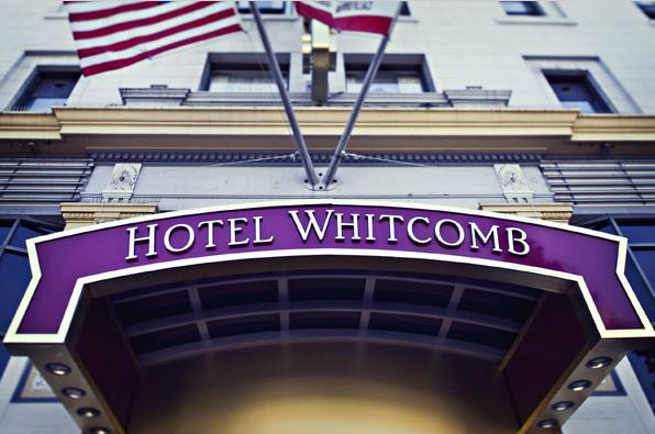 Hotel Whitcomb entrance